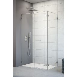 Radaway Arta KDS II ścianka prysznicowa 41,5 cm chrom+/szkło przezroczyste 1386103-03-01