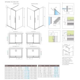 Radaway ścianka prysznicowa 100 cm szkło przezroczyste 10113100-01-01