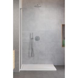 Radaway Modo SL II Walk-In ścianka prysznicowa 60 cm lewa wolnostojąca nikiel szczotkowany/szkło przezroczyste 10319064-91-01L