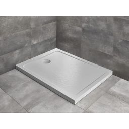 Radaway Doros F brodzik 120x80 cm prostokątny stone biały SDRF1280-01-04S