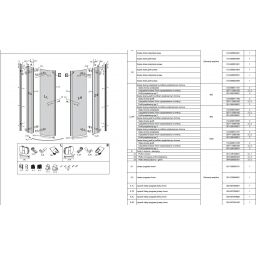 Radaway Eos PDD II uszczelka 007-106400100