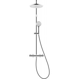 Duravit Shower Systems zestaw prysznicowy ścienny termostatyczny chrom TH4282008010