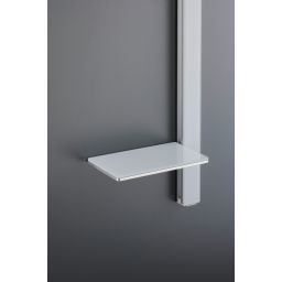 Duravit drążek prysznicowy 81 cm z półką chrom/biały błyszczący UV0600015005