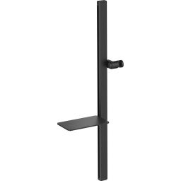 Duravit drążek prysznicowy 81 cm z półką czarny mat UV0600015046