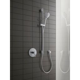 Duravit MinusFlow zestaw prysznicowy ścienny z drążkiem 90 cm chrom UV0682007010