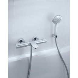 Duravit zestaw prysznicowy ścienny chrom UV0712002010