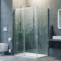 Excellent Rols ścianka prysznicowa 90 cm boczna chrom/szkło przezroczyste KAEX.2606.900.LP