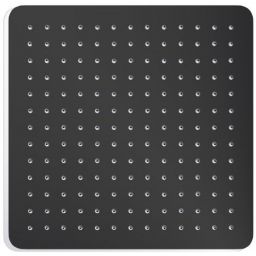 Excellent Slim deszczownica 20x20 cm kwadratowa czarny mat AREX.3022BL