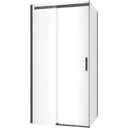 Excellent Rols kabina prysznicowa 120x90 cm czarny mat/szkło przezroczyste KAEX.2616.K.1200.0900.BL