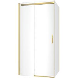 Excellent Rols kabina prysznicowa 100x90 cm złoty połysk/szkło przezroczyste KAEX.2616.K.1000.0900.GL