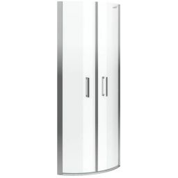 Excellent Mazo drzwi prysznicowe do kabiny półokrągłej chrom/szkło przezroczyste KAEX.3001.2D.0400.LP