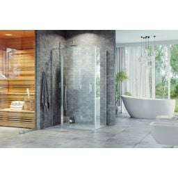 Excellent Mazo ścianka prysznicowa 80 cm boczna chrom/szkło przezroczyste KAEX.3006.1010.8000.LP