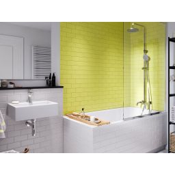 Ferro Alego zestaw wannowo-prysznicowy ścienny chrom NP78-BAG13U