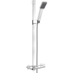 Ferro Quadro zestaw prysznicowy z drążkiem chrom N110-LA