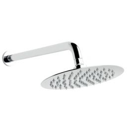 Ferro Slim deszczownica z ramieniem 20x20 cm okrągła chrom NPT11