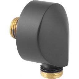 Ferro przyłącze kątowe ścienne czarny mat PKN11BL