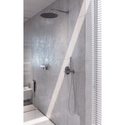 FDesign Flusso zestaw prysznicowy podtynkowy z deszczownicą chrom FD1-FLS-7PSET1-11