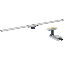Zestaw Geberit CleanLine20 odpływ liniowy 90 cm rynna z wpustem stal nierdzewna szczotkowana (154450KS1, 154152001)