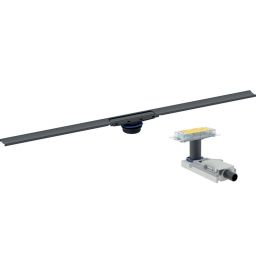 Zestaw Geberit CleanLine30 odpływ liniowy 90 cm rynna z wpustem czarny chrom (154501TE1, 154152001)