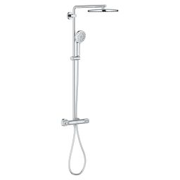 Grohe Vitalio Joy zestaw prysznicowy ścienny termostatyczny z deszczownicą chrom 1142240000