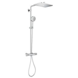 Grohe Vitalio Joy zestaw prysznicowy ścienny termostatyczny z deszczownicą chrom 1142690000
