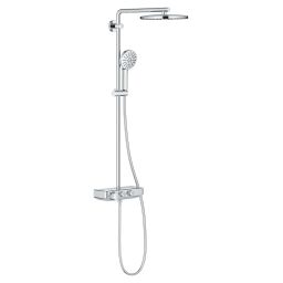 Grohe Vitalio Joy zestaw prysznicowy ścienny termostatyczny z deszczownicą chrom 1360470000