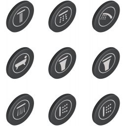 Grohe SmartControl zestaw nakładek na przyciski 14077XH0