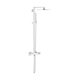 Grohe Euphoria Cube System 230 zestaw prysznicowy ścienny termostatyczny z deszczownicą chrom 26087000