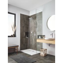 Grohe Euphoria Cube przyłącze kątowe z uchwytem ścienne chrom 26370000