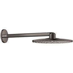 Grohe Rainshower Smartactive 310 deszczownica 31 cm okrągła z ramieniem podtynkowym hard graphite 26475A00