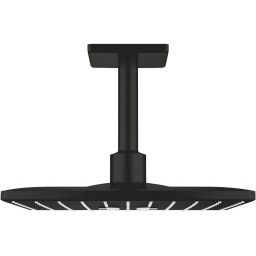 Grohe Rainshower SmartActive 130 deszczownica z ramieniem 31x31 cm kwadratowa czarna 264812430