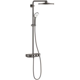 Grohe Euphoria System SmartControl 310 Duo zestaw prysznicowy ścienny termostatyczny z deszczownicą hard graphite 26507A00