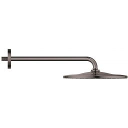 Grohe Rainshower deszczownica z ramieniem 31x31 cm okrągła Poleret Hard Graphite 26558A00