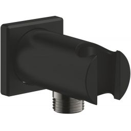 Grohe Rainshower Neutral przyłącze kątowe z uchwytem czarny 266592430