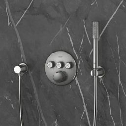 Grohe Rainshower uchwyt prysznicowy ścienny stal nierdzewna 27074DC0