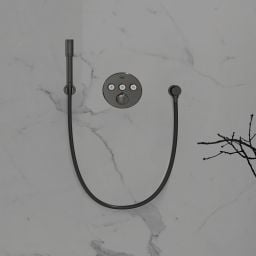 Grohe Rainshower przyłącze kątowe ścienne brushed hard graphite 27057AL0
