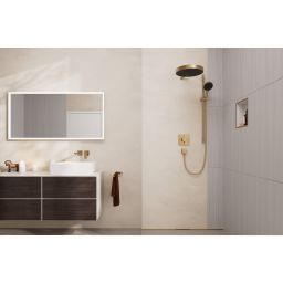 Hansgrohe Rainfinity deszczownica 36 cm okrągła brąz szczotkowany 26231140