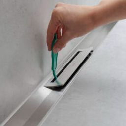 Hnsgrohe RainDrain Flex element zewnętrzny odpływu liniowego 100 cm stal szlachetna szczotkowana 56053800