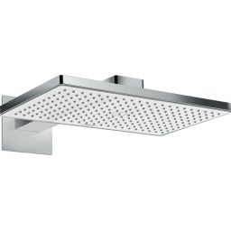 Hansgrohe Rainmaker Select deszczownica 46,6x27 cm z ramieniem prysznicowym biały/chrom 24003400