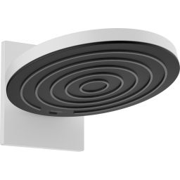 Hansgrohe Pulsify deszczownica 26 cm okrągła EcoSmart z przyłączem ściennym biały mat 24151700