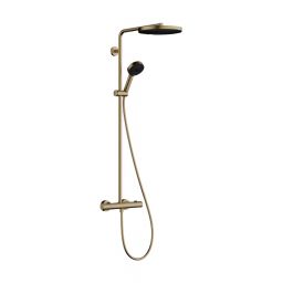Hansgrohe Pulsify S zestaw prysznicowy ścienny termostatyczny z deszczownicą 24236140