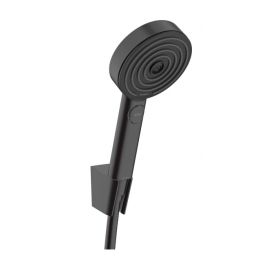 Hansgrohe Pulsify Select S zestaw prysznicowy ścienny czarny 24305670