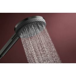 Hansgrohe Raindance Alive Select S słuchawka prysznicowa czarny chrom szczotkowany 24500340