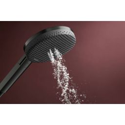 Hansgrohe Raindance Alive Select S słuchawka prysznicowa czarny chrom szczotkowany 24500340