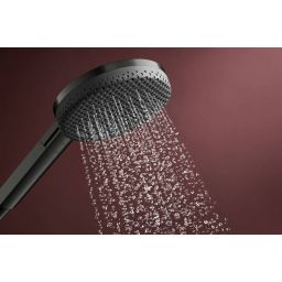 Hansgrohe Raindance Alive Select S EcoSmart słuchawka prysznicowa czarny chrom szczotkowany 24511340