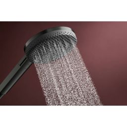 Hansgrohe Raindance Alive Select S EcoSmart słuchawka prysznicowa czarny chrom szczotkowany 24511340