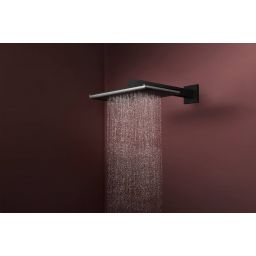Hansgrohe Raindance Alive Q deszczownica 34,3x21,4 cm prostokątna czarny mat 24530670