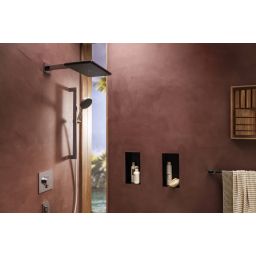 Hansgrohe Raindance Alive Q EcoSmart deszczownica 34,3x21,4 cm prostokątna chrom 24531000