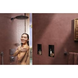 Hansgrohe Raindance Alive S deszczownica z ramieniem 30x30 cm okrągła chrom 24540000