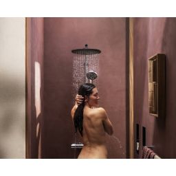 Hansgrohe Raindance Alive S Puro EcoSmart zestaw prysznicowy ścienny termostatyczny z deszczownicą chrom 24593000